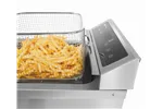 Frytownica indukcyjna z kranem spustowym, 8l, 8L, jasnoszary, 230V/3500W, 288x619x408mm Hendi 215012