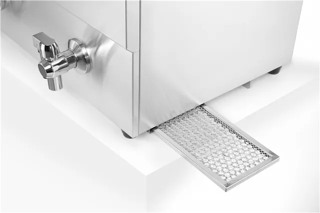 Frytownica indukcyjna z kranem spustowym, 2x8l, Profi Line, 16L, 230V/7000W, 577x609x410mm Hendi 215029