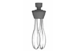 Zestaw: Mikser ręczny 350 ze zmienną prędkością + rózga + wieszak, Kitchen Line, czarny, 230V/350W, 110x324x816mm Hendi 222393