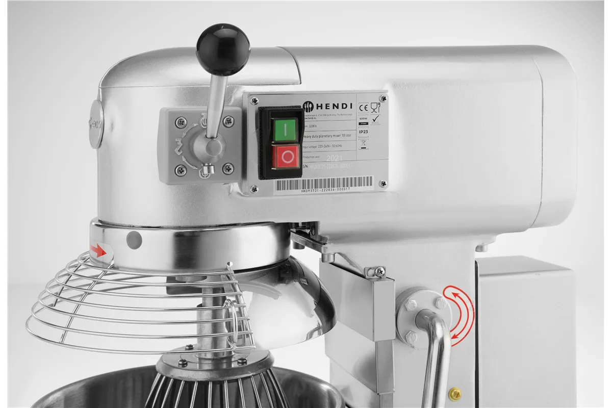 Mikser planetarny, Kitchen Line, 10L, 230V/600W, 422x475x710mm Hendi 222836