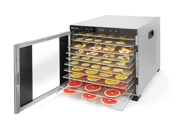 Suszarka do żywności Profi Line, Profi Line, 10 tac, 230V/1000W, 430x550x416mm Hendi 229026