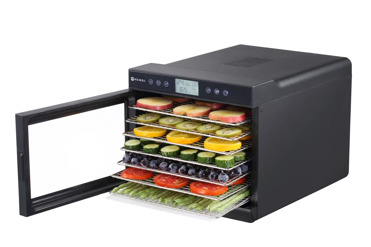 Suszarka do żywności, Kitchen Line, 7 rusztów, 230V/500W, 347x505x320mm Hendi 229064