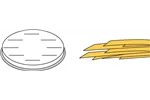 Końcówka do makaronu - Fettuccine Hendi 229354