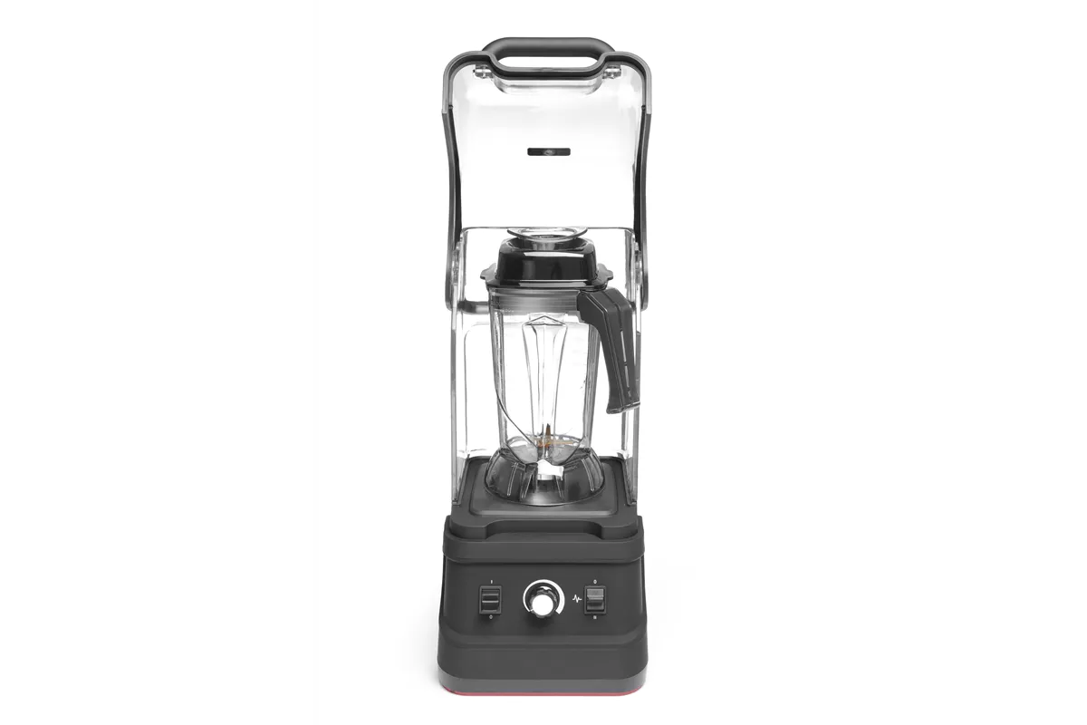 Blender barmański z obudową wyciszającą, 2,5L, czarny, 220-240V/1680W, 250x300x540mm Hendi 230688