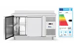 Stół mroźniczy 2-drzwiowy z agregatem bocznym, Profi Line, GN 1/1, 280L, 230V/600W, 1360x700x910mm Arktic 232064