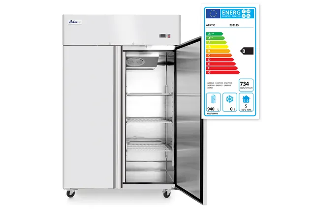 Szafa chłodnicza 2-drzwiowa, 1240l, Profi Line, GN 2/1, 940L, 230V/350W, 1314x800x2082mm Arktic 232125