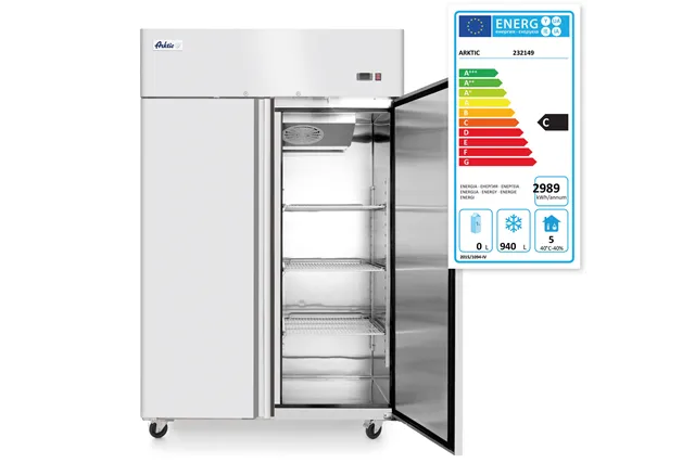 Szafa mroźnicza 2-drzwiowa, 1240l, Profi Line, GN 2/1, 230V/980W, 1314x800x2082mm Arktic 232149