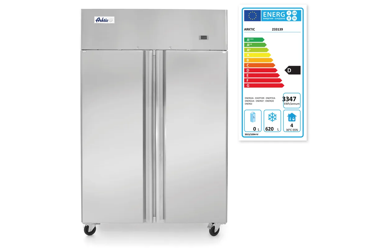 Zamrażarka z 2 drzwiami 90900L, Profi Line, 230V/750W, 1200x740x1950mm Arktic 233139