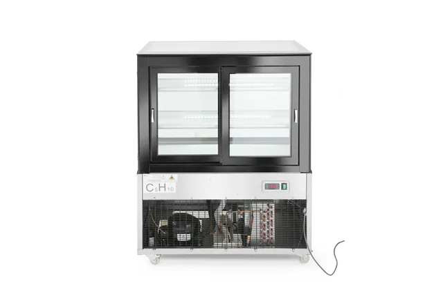 Witryna chłodnicza 2-półkowa, 300L, 230V/480W, 994x677x1230mm Arktic 233337
