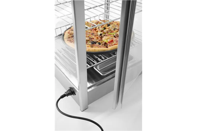 Witryna grzewcza nastawna, 97 litrów, 230V/800W, 460x467x785mm Hendi 233740