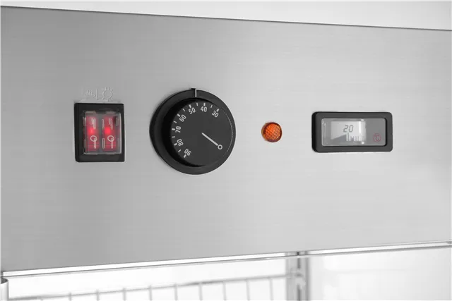 Witryna grzewcza nastawna, 97 litrów, 230V/800W, 460x467x785mm Hendi 233740