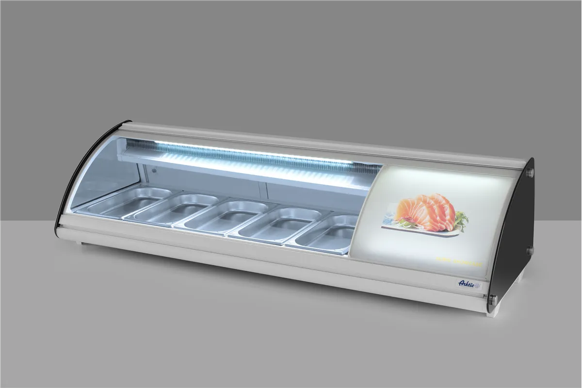 Witryna chłodnicza 5x GN 1/3, 230V/160W, 1307x445x327mm Arktic 233757