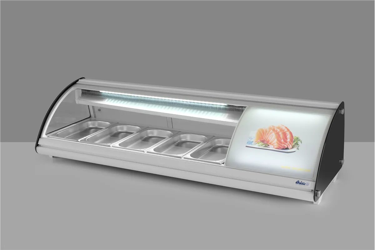 Witryna chłodnicza 5x GN 1/3, 230V/160W, 1307x445x327mm Arktic 233757