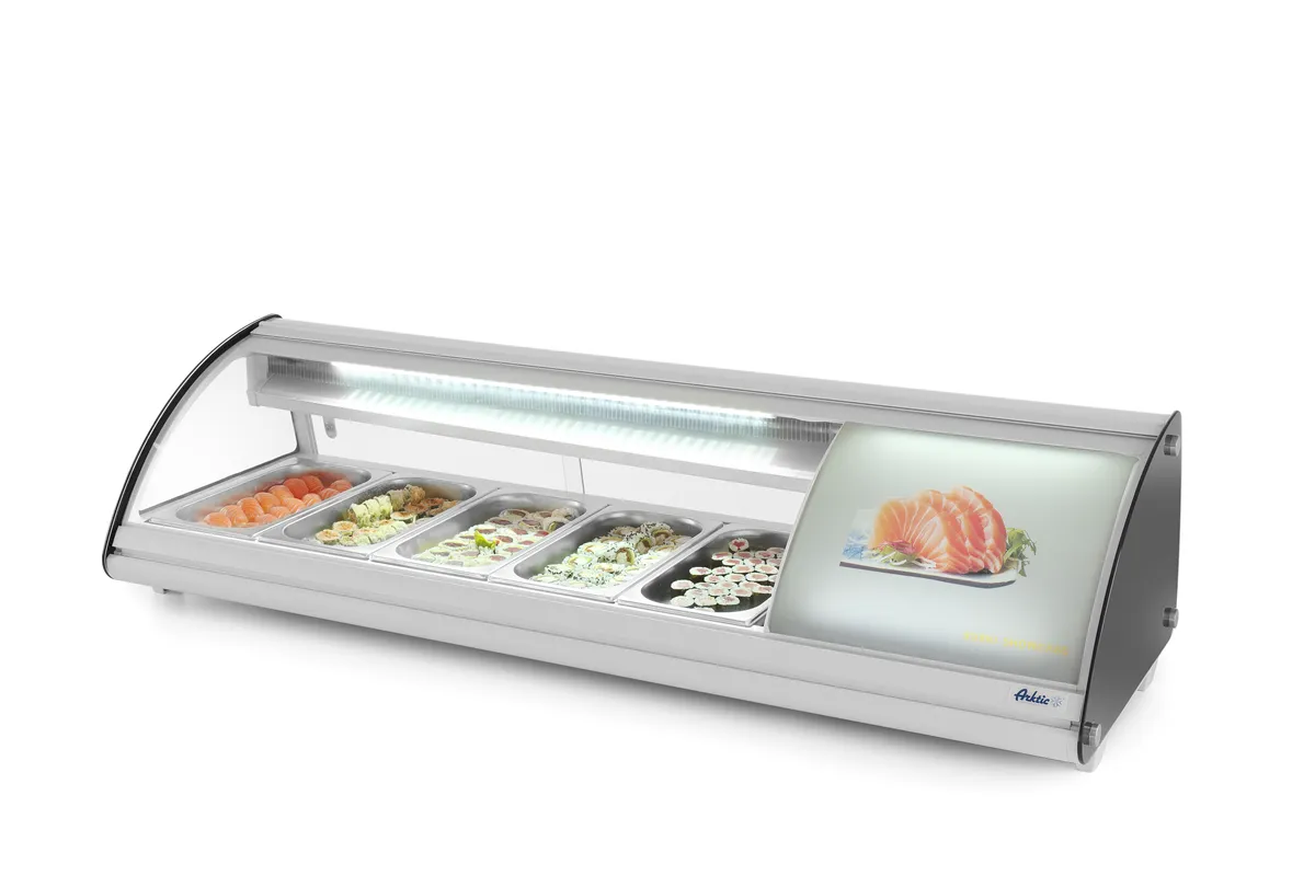 Witryna chłodnicza 5x GN 1/3, 230V/160W, 1307x445x327mm Arktic 233757