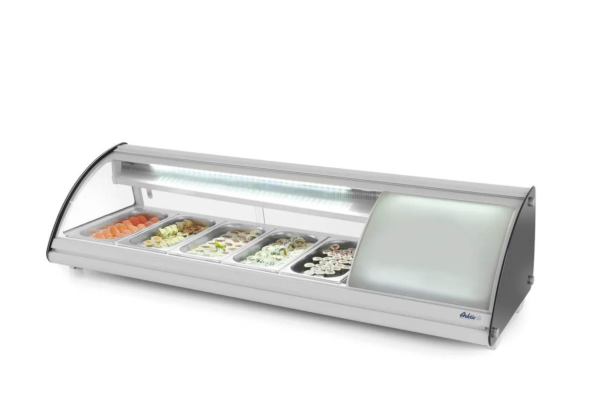 Witryna chłodnicza 5x GN 1/3, 230V/160W, 1307x445x327mm Arktic 233757