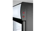 Lodówka barowa z podświetlanym panelem, 1-drzwiowa, 254L, czarny, 220-240V/250W, 578x605x1980mm Arktic 233788