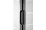 Lodówka barowa z podświetlanym panelem, 2-drzwiowa, 512L, czarny, 220-240V/510W, 1120x585x1900mm Arktic 233795