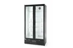 Lodówka barowa 2-drzwiowa, 384L, czarny, 220-240V/365W, 900x530x1820mm Arktic 233931