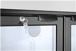 Lodówka barowa 2-drzwiowa, 158L, czarny, 220-240V/160W, 900x530x870mm Arktic 235829