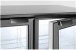 Lodówka barowa 2-drzwiowa, 158L, czarny, 220-240V/160W, 900x530x870mm Arktic 235829