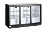 Lodówka barowa z potrójnymi drzwiami suwanymi, 254L, czarny, 220-240V/160W, 1350x520x865mm Arktic 235836