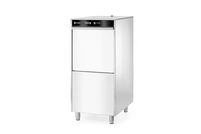 Zmywarka do garnków 50x60 sterowana elektronicznie dozownik detergentu pompa spustowa 400V/7100W 595x777x1335mm Hendi 236574