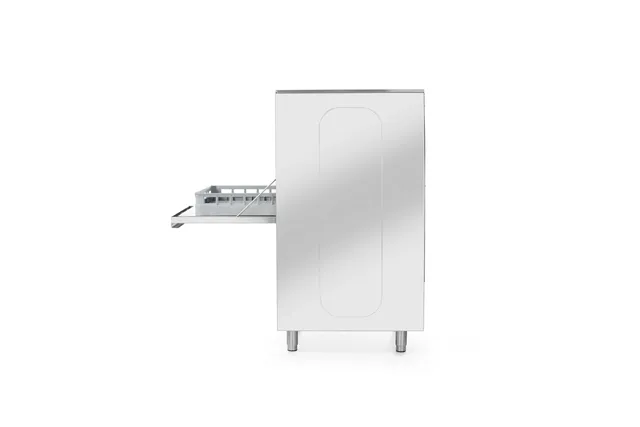 Zmywarka do garnków 50x60 sterowana elektronicznie dozownik detergentu pompa spustowa 400V/7100W 595x777x1335mm Hendi 236574