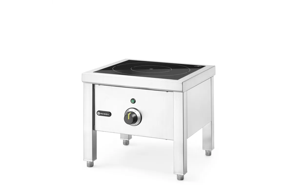 Taboret indukcyjny o dużej mocy, 400V/5000W, 422x400x366mm Hendi 237670