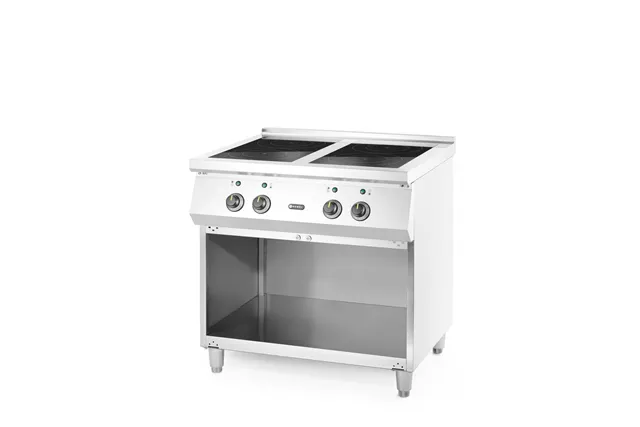 Kuchenka indukcyjna z 4 polami grzewczymi, 400V/17000W, 800x720x854mm Hendi 237687