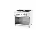 Kuchenka indukcyjna z 4 polami grzewczymi, 400V/17000W, 800x720x854mm Hendi 237687