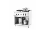 Kuchenka indukcyjna z 4 polami grzewczymi, 400V/17000W, 800x720x854mm Hendi 237687