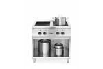 Kuchenka indukcyjna z 4 polami grzewczymi, 400V/17000W, 800x720x854mm Hendi 237687