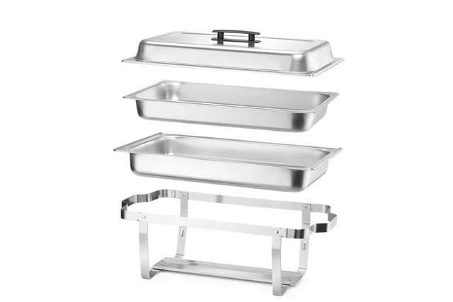 Podgrzewacz na pastę – zestaw 4 szt., GN 1/1, 7,5L, 600x355x305mm Hendi 238837