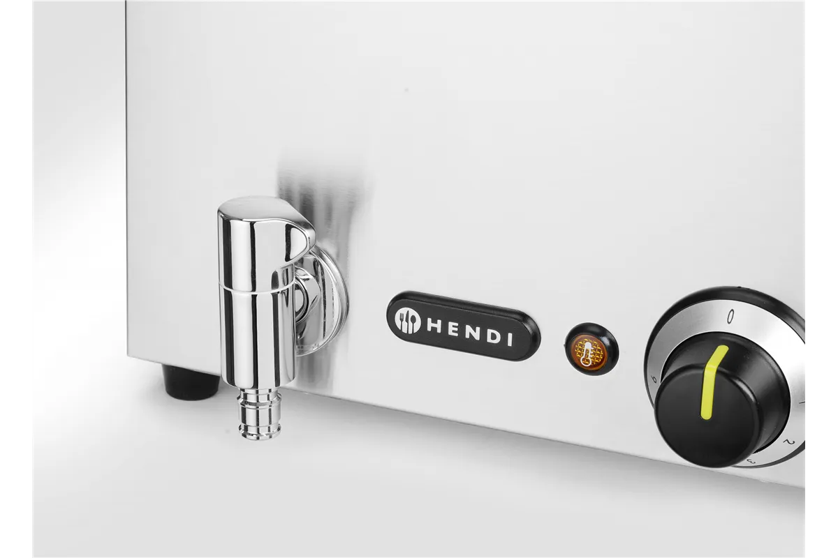 Zestaw: Bemar HENDI Ranger z kranem spustowym + 3x GN 1/3 z pokrywką , GN 1/1, 230V/1000W, 605x332x242mm Hendi 238868