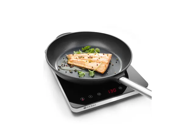 Kuchenka indukcyjna 2000, Kitchen Line, 230V/2000W, 295x400x42mm Hendi 239230