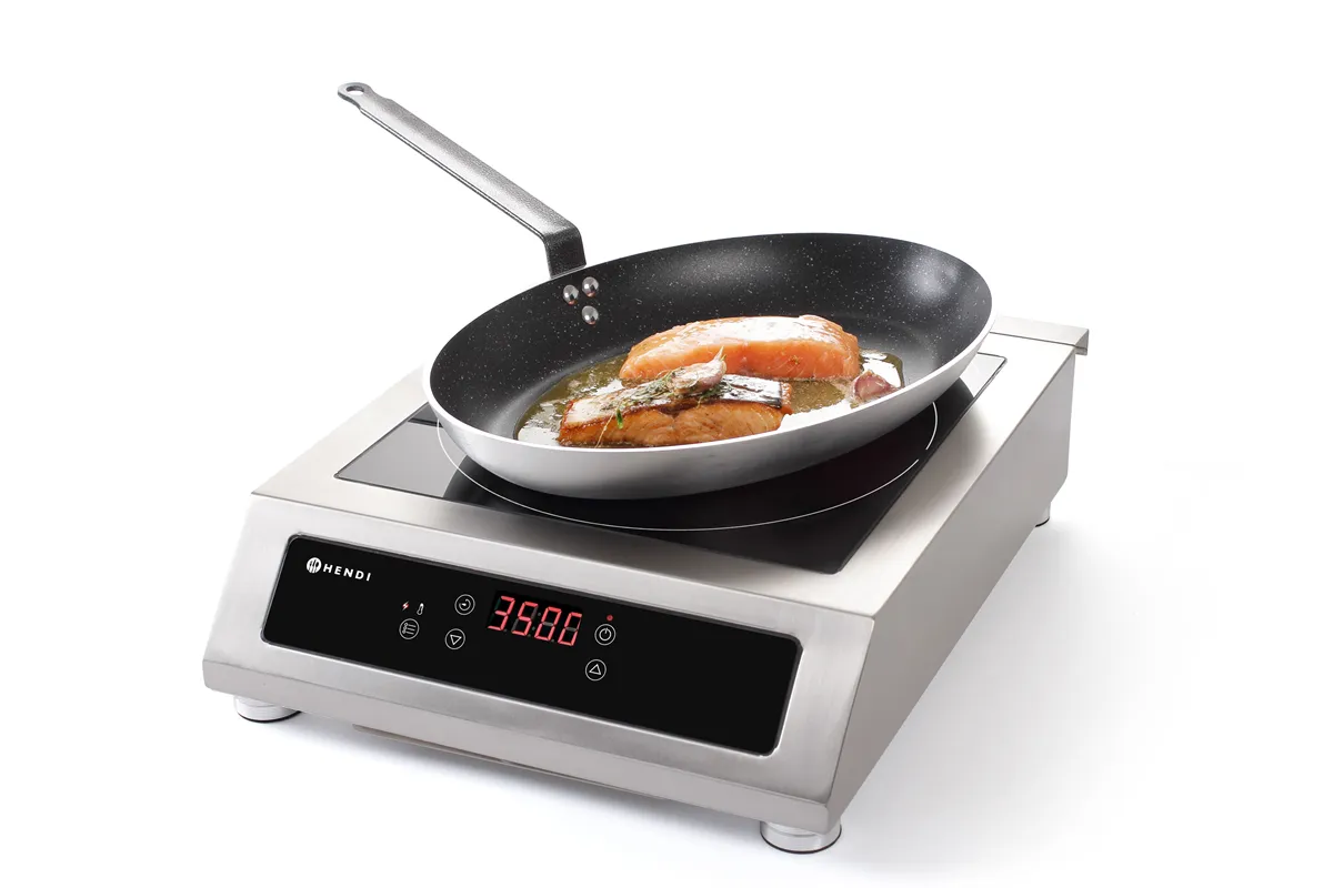 Kuchenka indukcyjna 3500 D XL, Profi Line, 230V/3500W, 390x560x120mm Hendi 239698