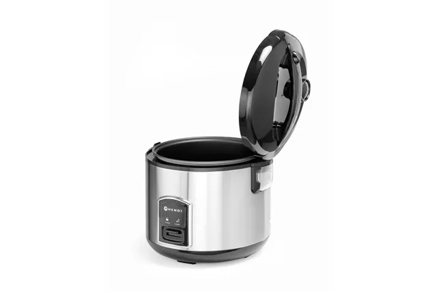 Urządzenie do gotowania ryżu i kaszy z funkcją gotowania na parze, 1,8l, Profi Line, 1,8L, 230V/700W, ⌀280x285mm Hendi 240410