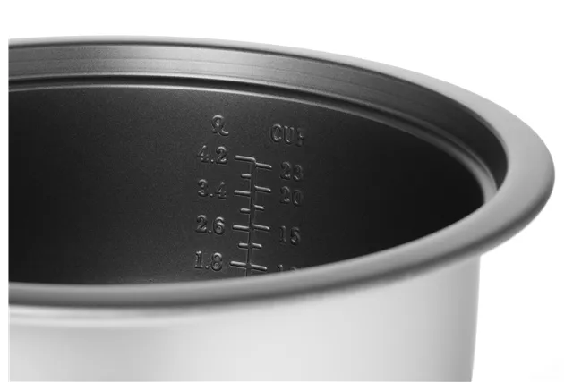 Urządzenie do gotowania ryżu i kaszy 4,2l, Kitchen Line, 4,2L, 230V/1550W, 420x380x240mm Hendi 240441