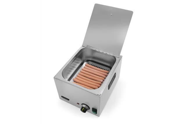 Podgrzewacz do parówek, Kitchen Line, 10L, 230V/1000W, 405x290x254mm Hendi 240502