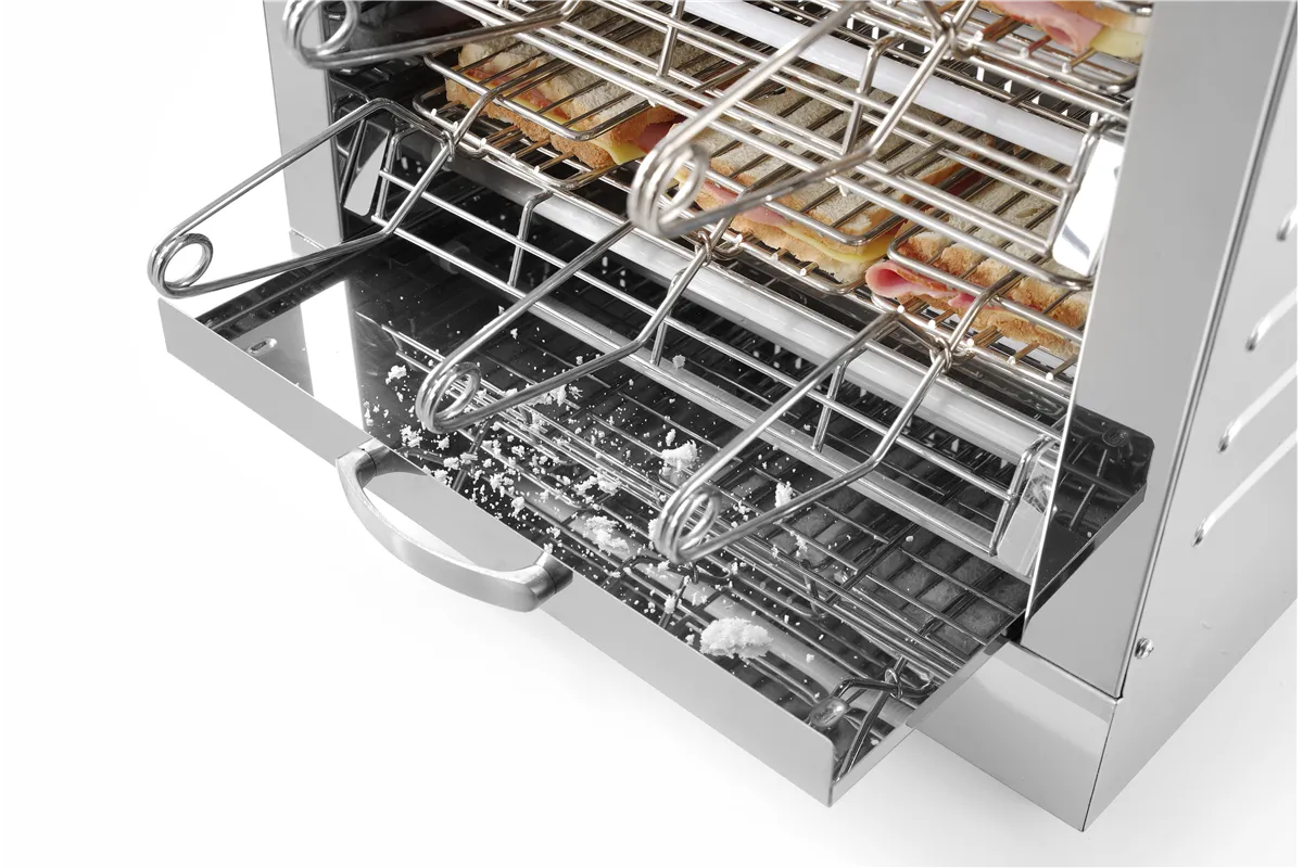 Toster kanapkowy z 6 klamrami, 230V/3000W, 450x390x400mm Hendi 262214