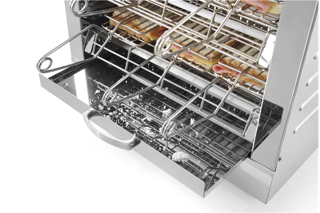 Toster kanapkowy z 6 klamrami, 230V/3000W, 450x390x400mm Hendi 262214
