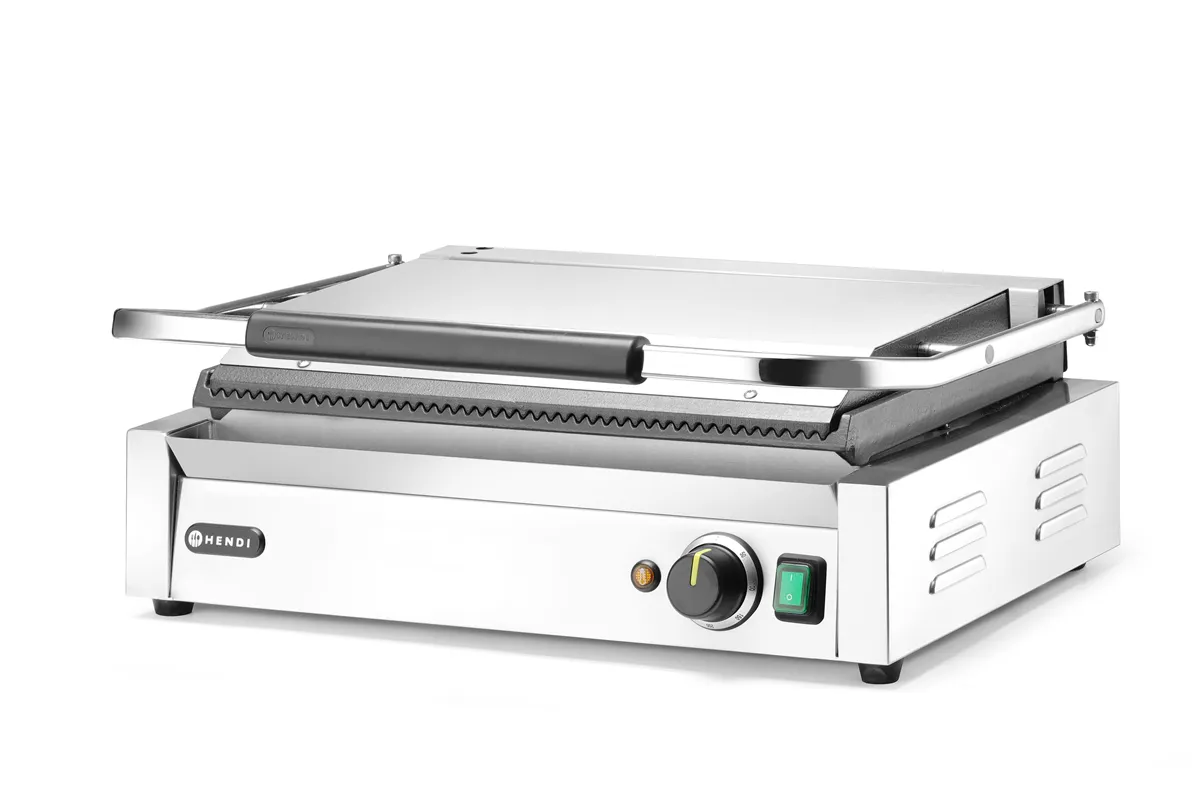 Grill kontaktowy Panini XL, 230V/2700W, 548x464x216mm Hendi 263624