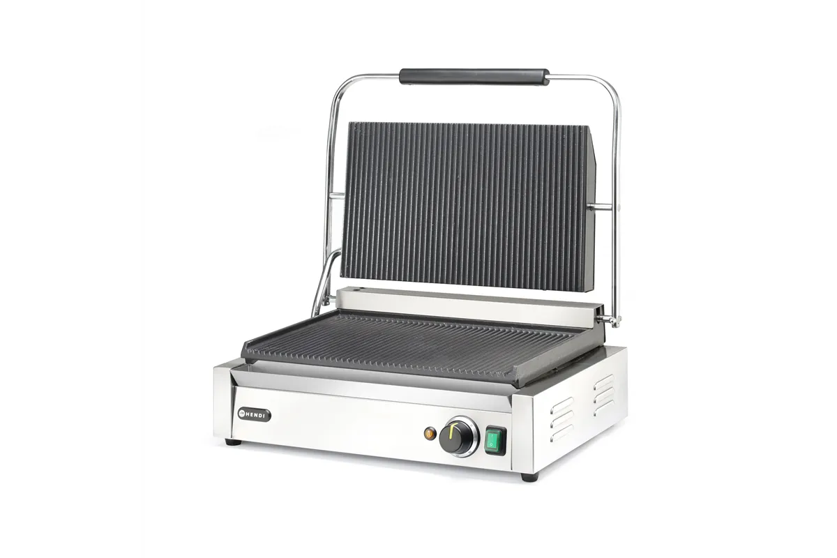 Grill kontaktowy Panini XL, 230V/2700W, 548x464x216mm Hendi 263624
