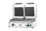 Grill kontaktowy podwójny Ryflowany, góra i dół ryflowane, 230V/3600W, 570x375x216mm Hendi 263709