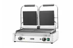 Grill kontaktowy podwójny Ryflowany, góra i dół ryflowane, 230V/3600W, 570x375x216mm Hendi 263709