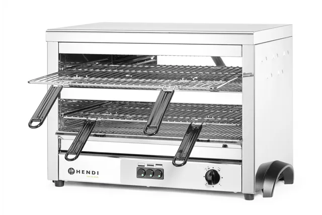 Opiekacz kwarcowy MAXI GN 1/1, 400V/4500W, 682x528x455mm Hendi 264331