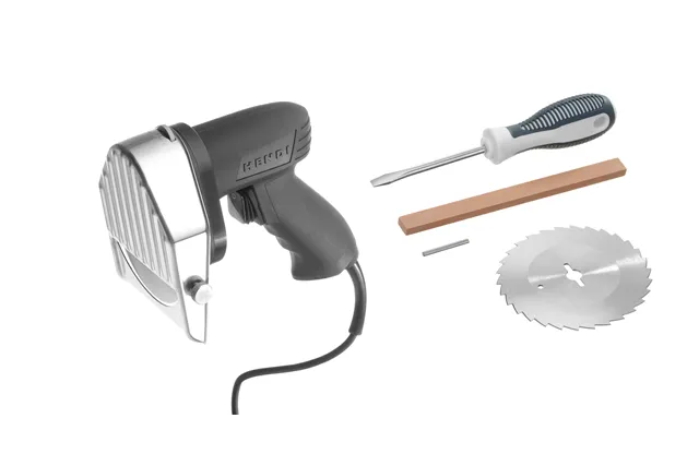 Nóż elektryczny do kebaba, Kitchen Line, 230V/80W, 262x134x189mm Hendi 267240