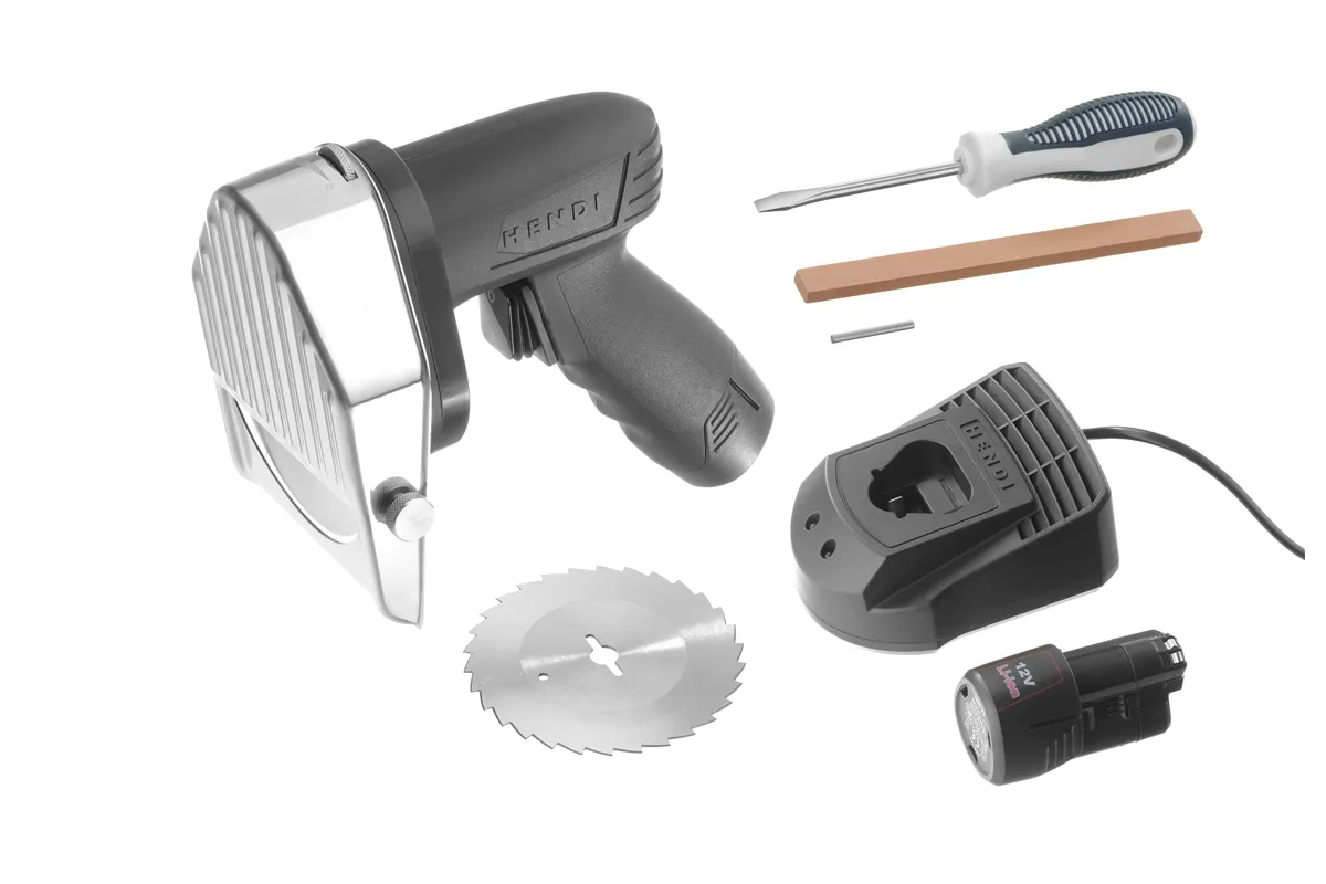 Nóż elektryczny do kebabu bezprzewodowy, Kitchen Line, 230V/80W, 155x127x202mm Hendi 267257