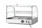 Witryna grzewcza podwójna, podwójna, czarny, 220-240V/800W, 554x376x376mm Hendi 273999