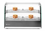 Witryna grzewcza podwójna, podwójna, czarny, 220-240V/800W, 554x376x376mm Hendi 273999